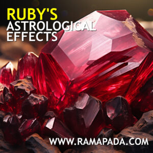 Ruby's astrological effects